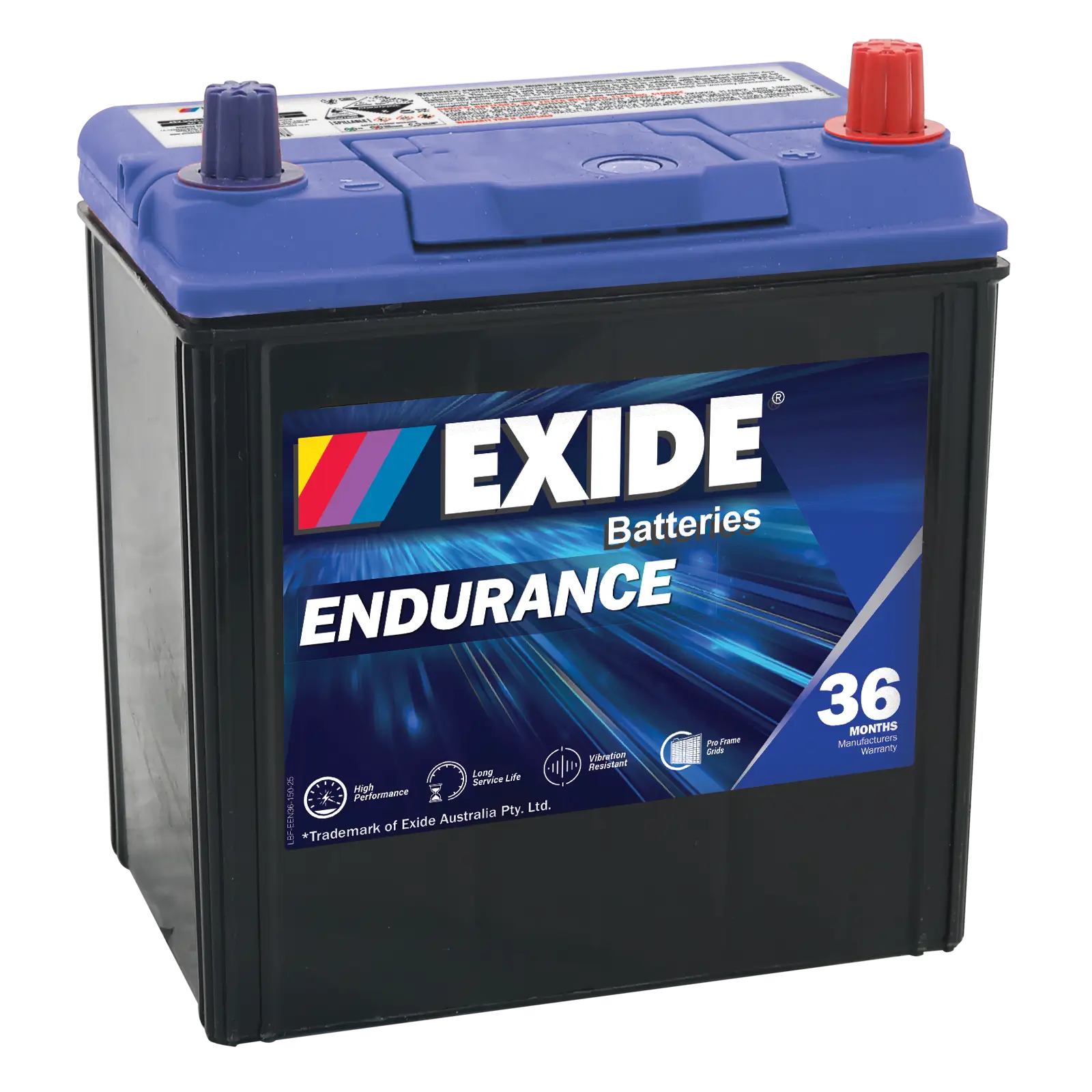 Exide 40CPMF 12V Passenger Vehicles Battery - 360CCA, 63min RC, 40Ah. Ideal for Conventional Applications.