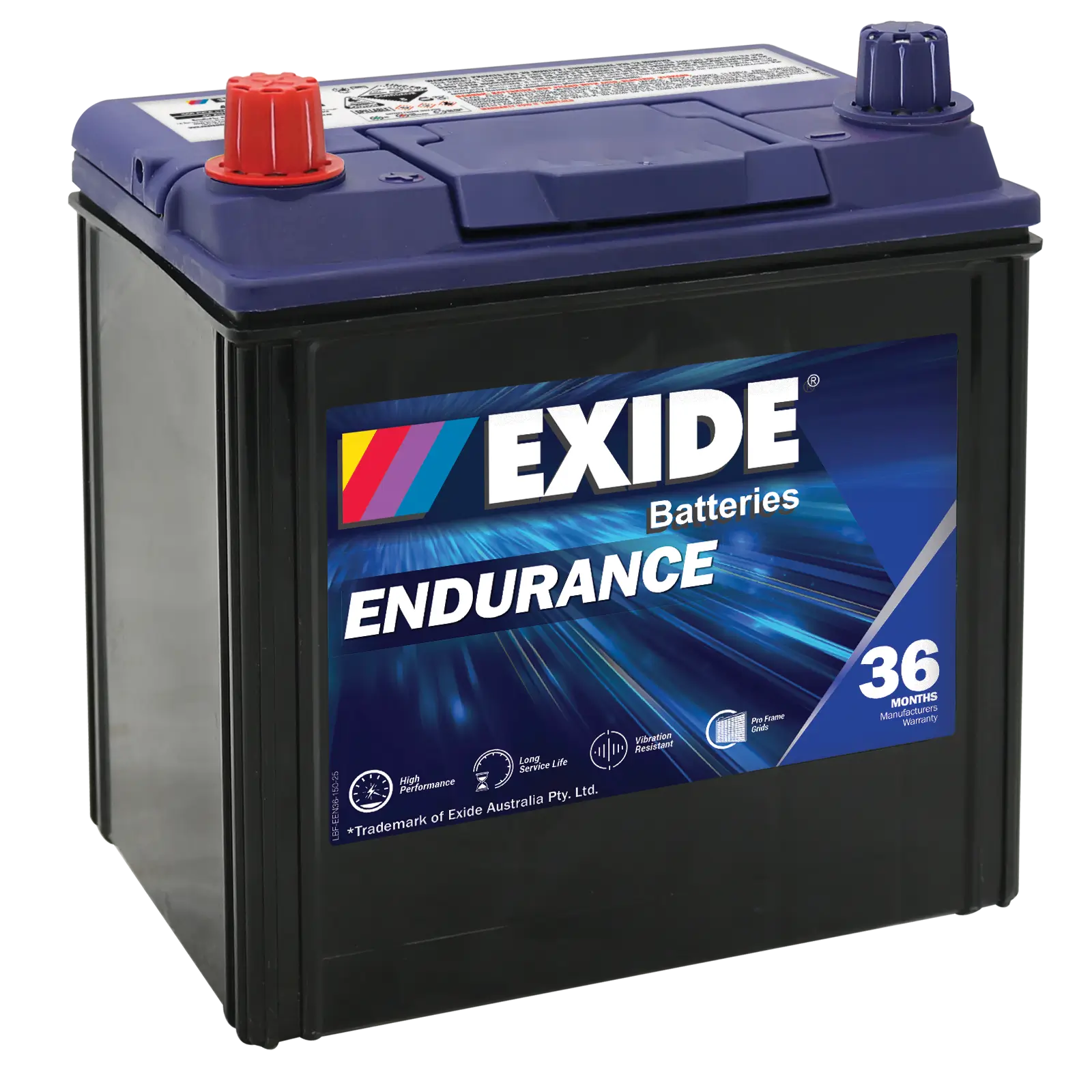 Exide 40DMF 12V Passenger Vehicles Battery - 360CCA, 63min RC, 40Ah. Ideal for Conventional Applications.