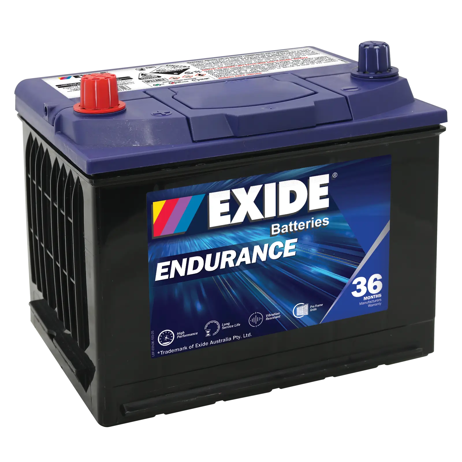 Exide 52DMF 12V Passenger Vehicles Battery - 580CCA, 100min RC, 60Ah. Ideal for Conventional Applications.