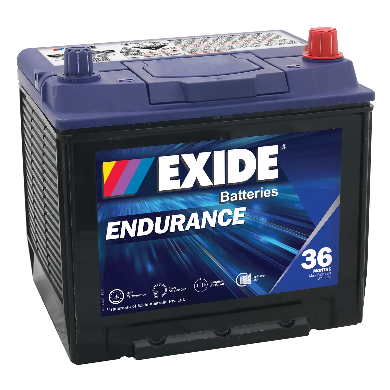 Exide 55D23CMF 12V Passenger Vehicles Battery - 600CCA, 105min RC, 60Ah. Ideal for Conventional Applications.