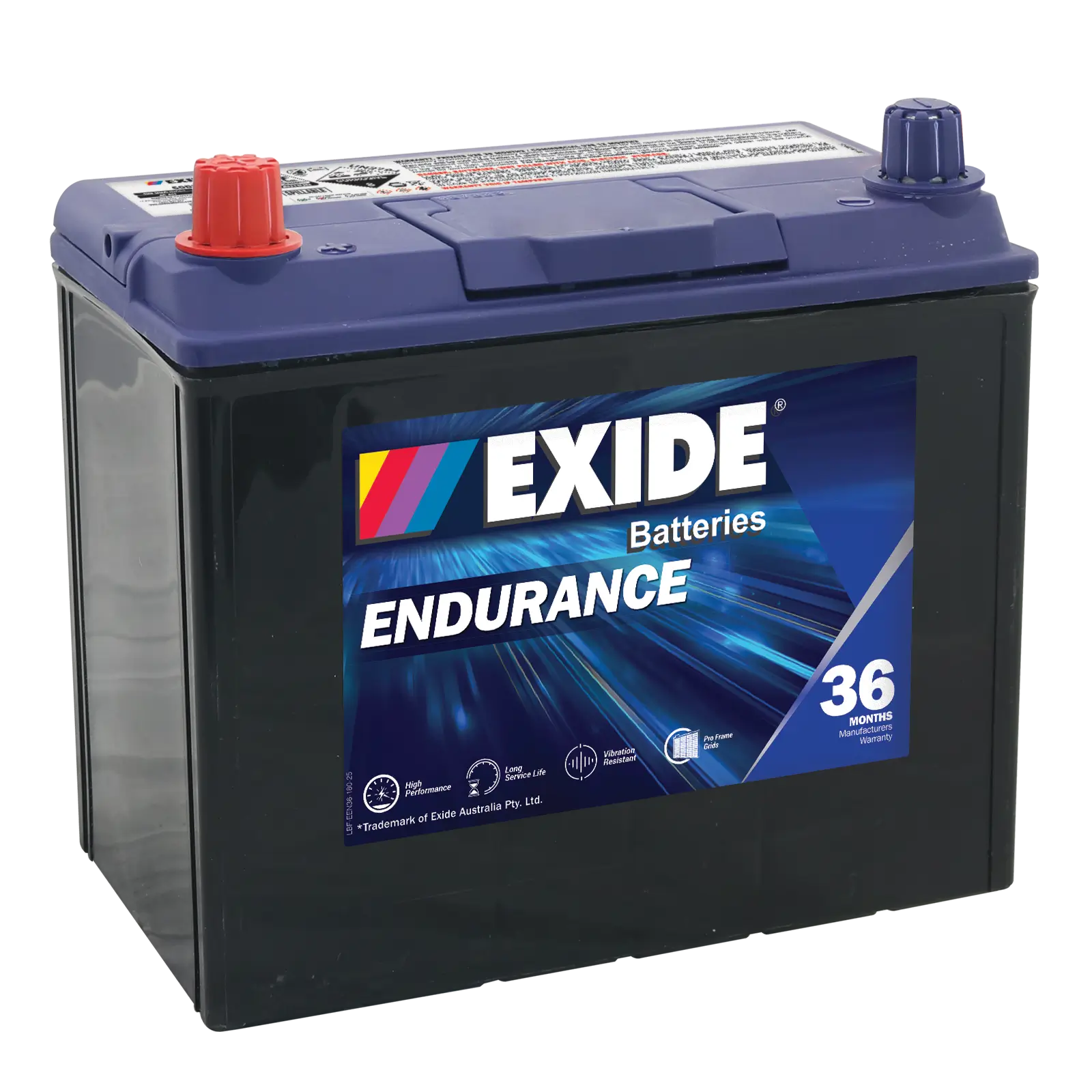 Exide 60DMF 12V Passenger Vehicles Battery - 430CCA, 76min RC, 48Ah. Ideal for Conventional Applications.