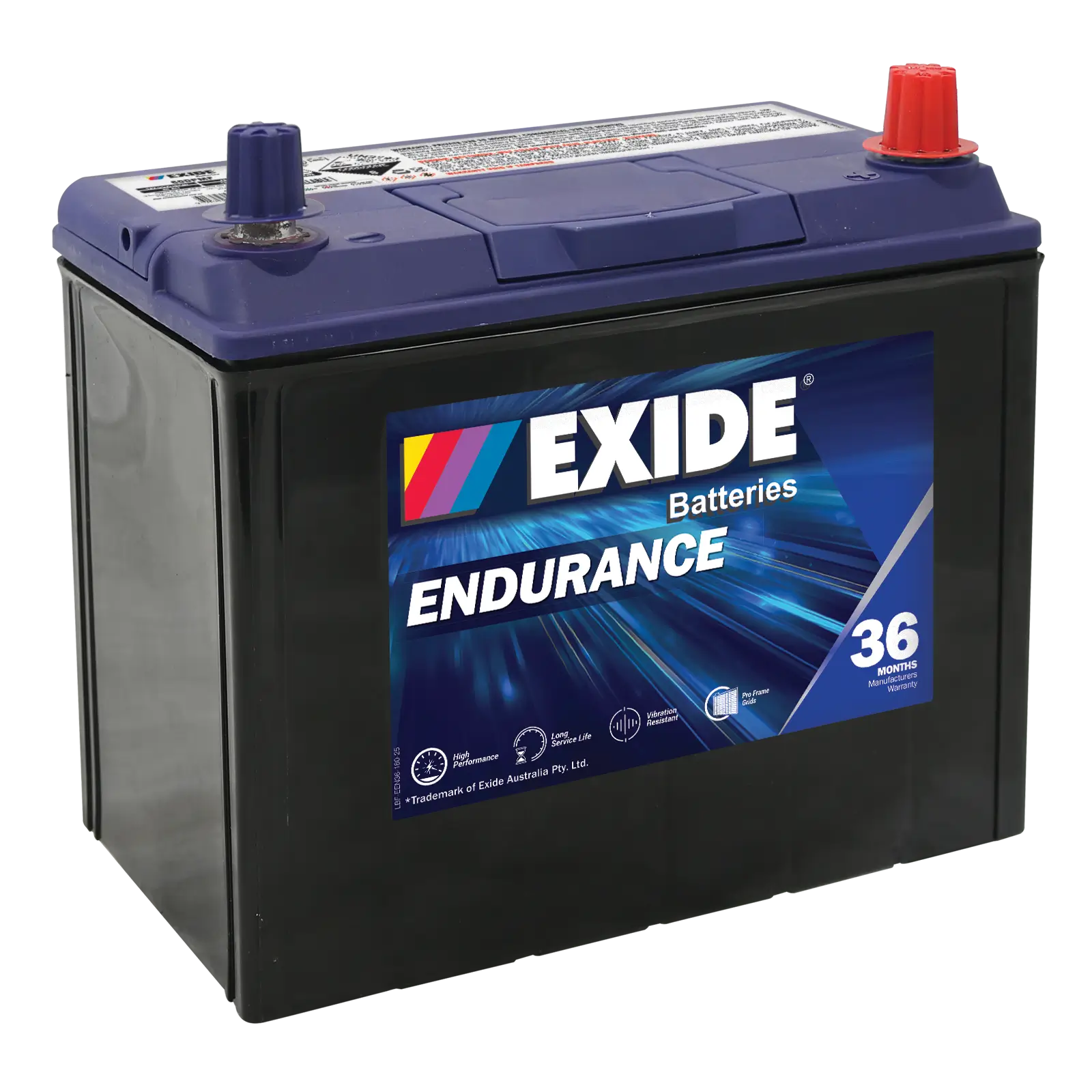 Exide 60DPMF 12V Passenger Vehicles Battery - 430CCA, 76min RC, 48Ah. Ideal for Conventional Applications.