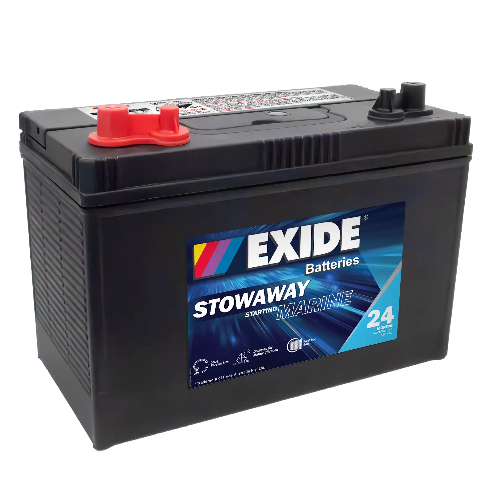 Exide MSST31 12V Marine Battery - 1000CCA, 190min RC, 105Ah. Ideal Marine Vehicles.