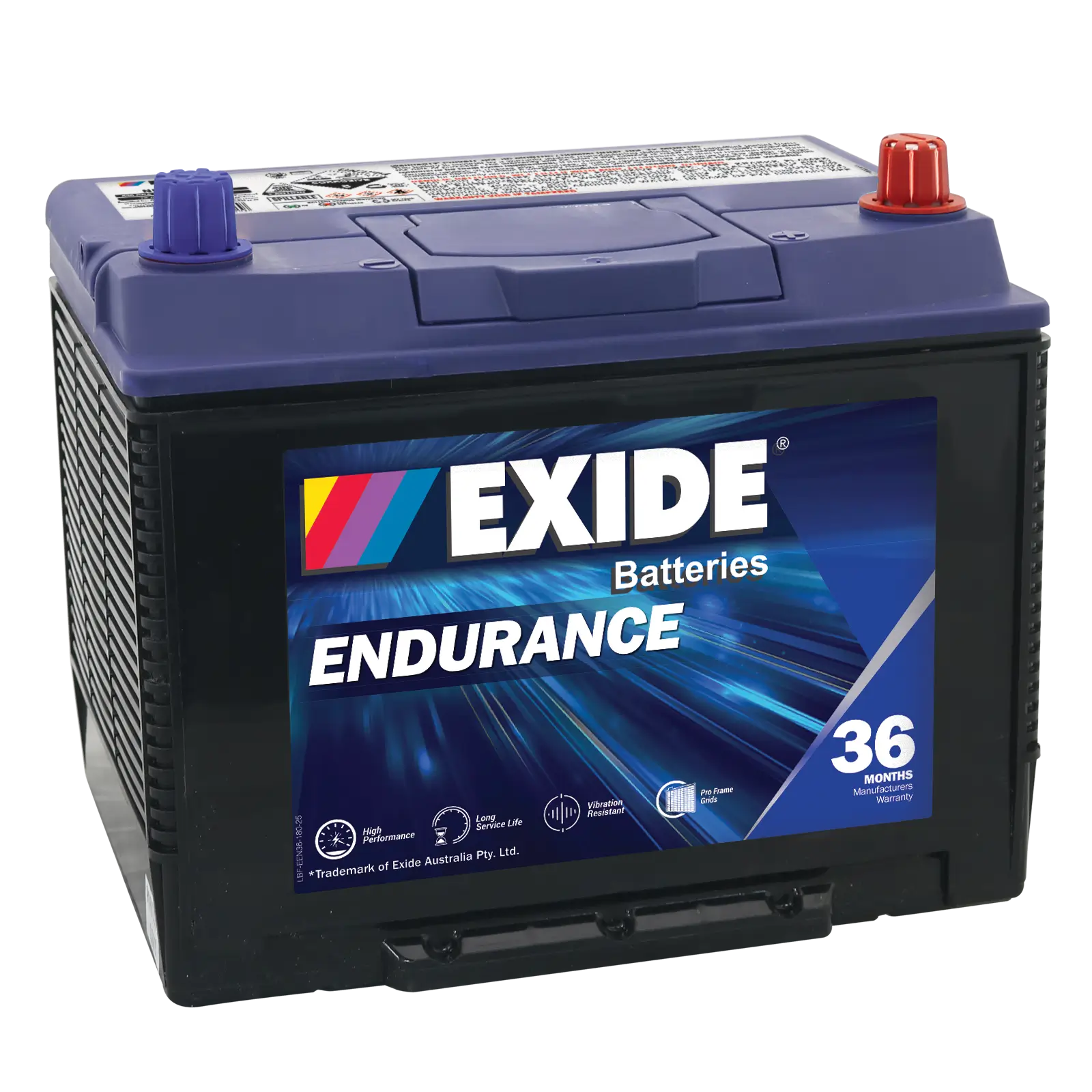 Exide N50ZZLMF 12V 4x4 Battery - 650CCA, 140min RC, 75Ah. Ideal 4x4 Vehicles.