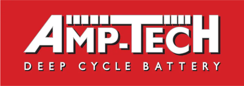 PNG Format AMP Tech Red Background 850x300px