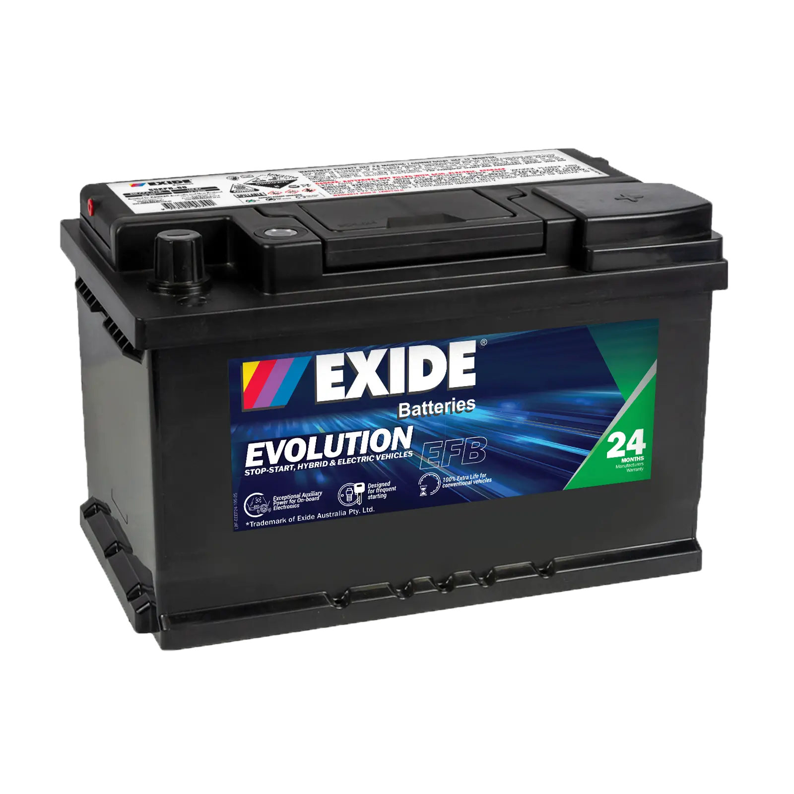 Exide SSEFB-66 12V Stop-Start EFB Battery - 650CCA, 65Ah, 105min RC. Ideal for Stop-Start, Hybrid & Electric Vehicles.