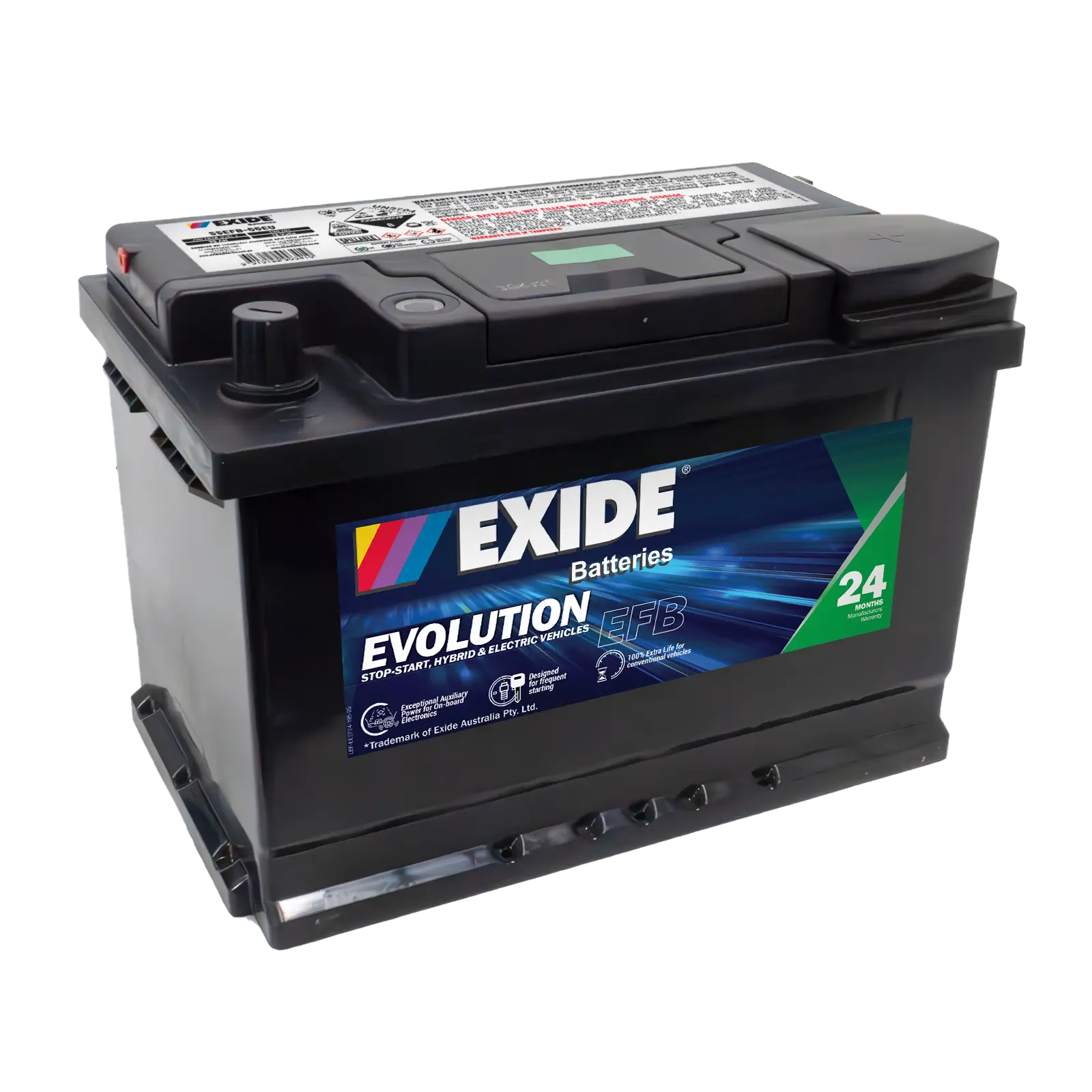 Exide SSEFB-66EU 12V Stop-Start EFB Battery - 720CCA, 70Ah, 120min RC. Ideal for Stop-Start, Hybrid & Electric Vehicles.
