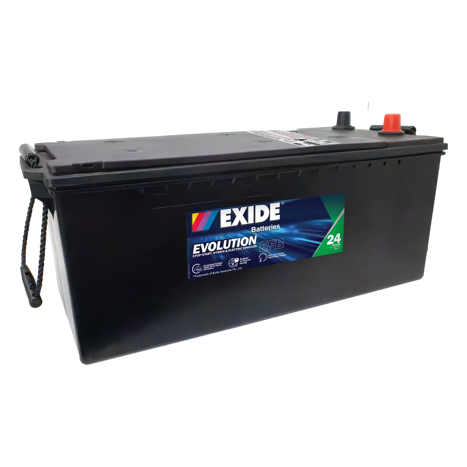 Exide SSEFB-N150 12V EFB Battery - 1000CCA, 180Ah, 360min RC. Ideal for Stop-Start, Hybrid & Electric Vehicles.