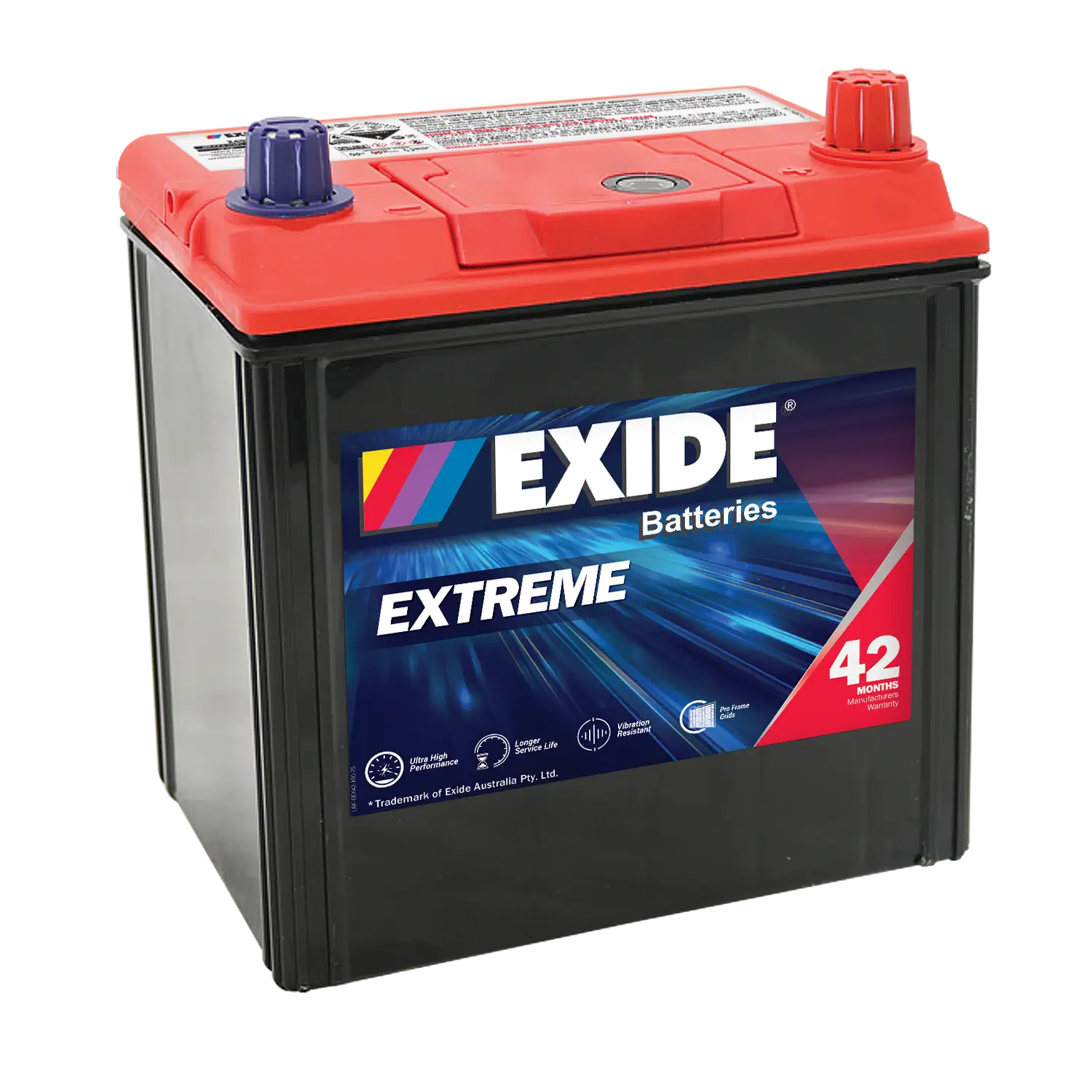 Exide X40CMF 12V Conventional Battery - 400CCA, 45Ah, 75min RC. Ideal for Passenger Vehicles.