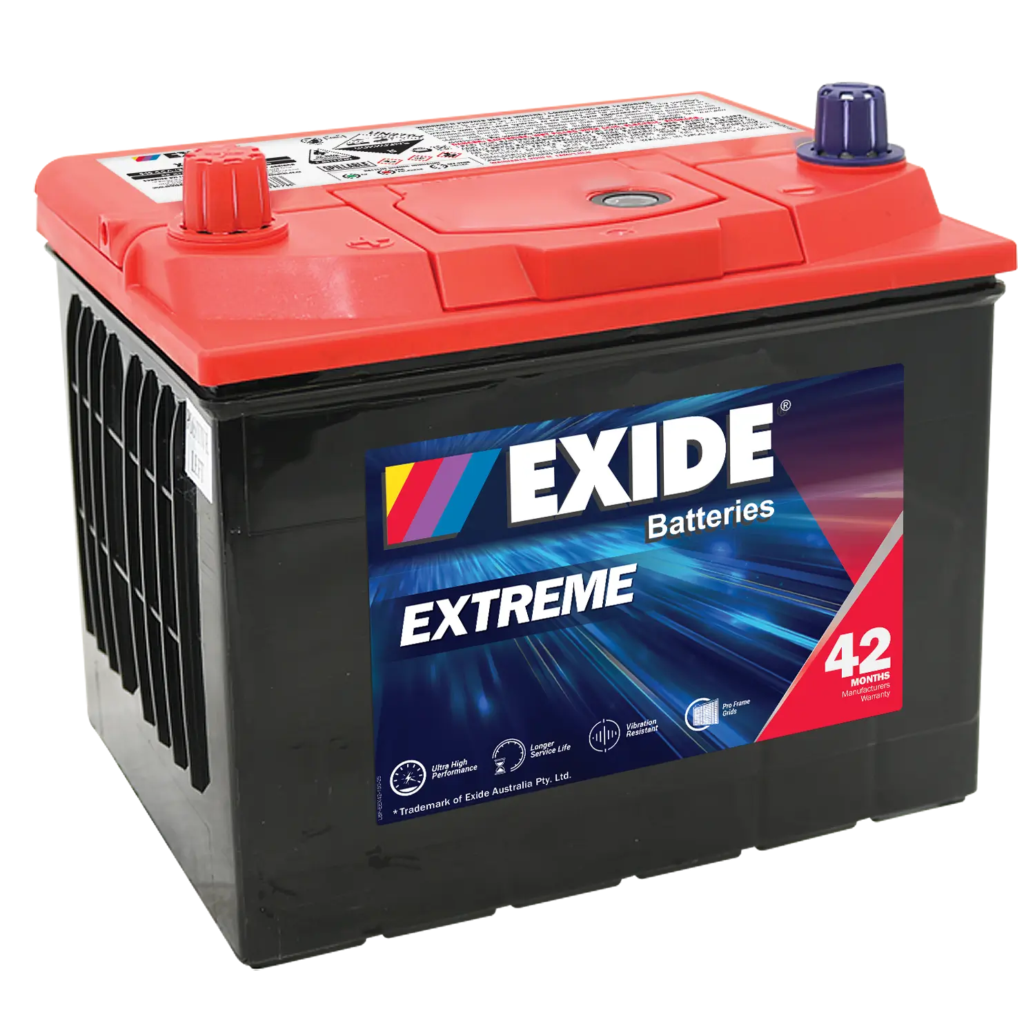 Exide X56DMF 12V Conventional Battery - 640CCA, 64Ah, 115min RC. Ideal for Passenger Vehicles.
