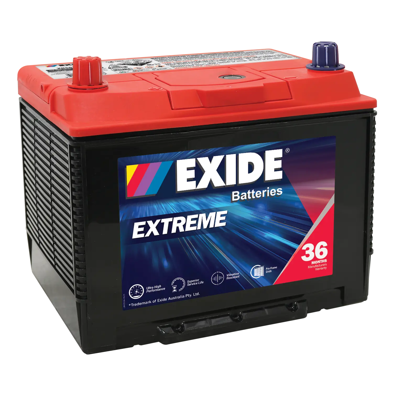 Exide XN50ZZMF 12V 4x4 Battery - 750CCA, 90AH, 160min RC. Ideal for SUV/4WD/Light Commercial Vehicles.