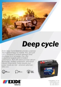 Exide Deep Cycle SKU Line Up
