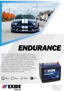 Exide Endurance SKU Line Up