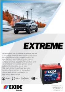 Exide Extreme SKU Line Up