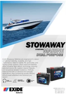 Exide Stowaway SKU Line Up