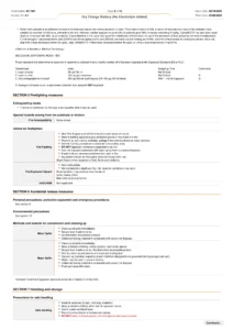 Dry Charge Battery SDS