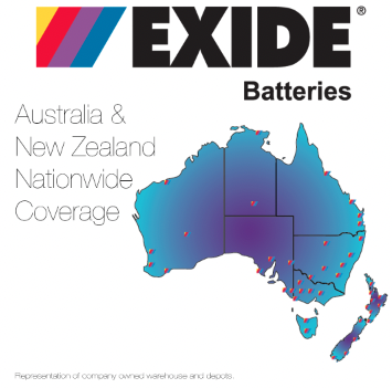 Exide Batteries Australia & New Zealand Nationwide Coverage for more than 100 years.